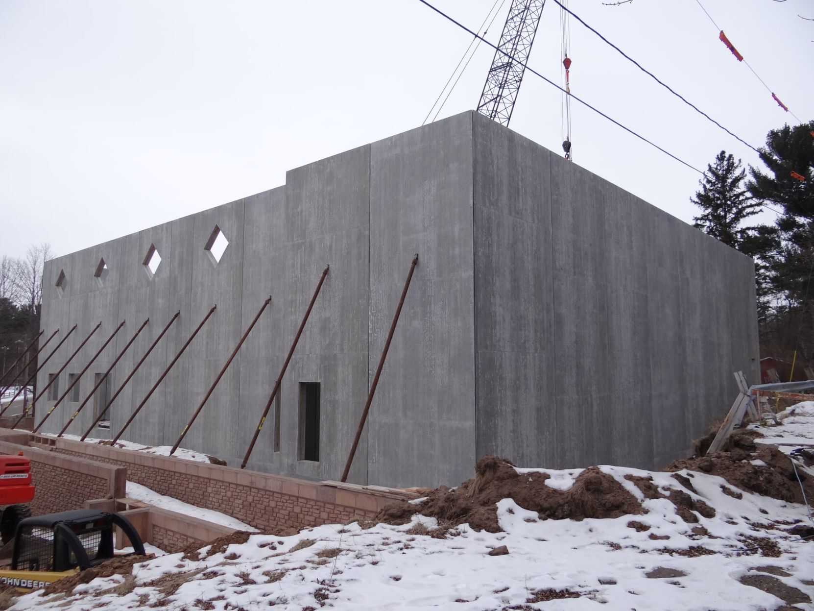 Chippewa Area History Center construction